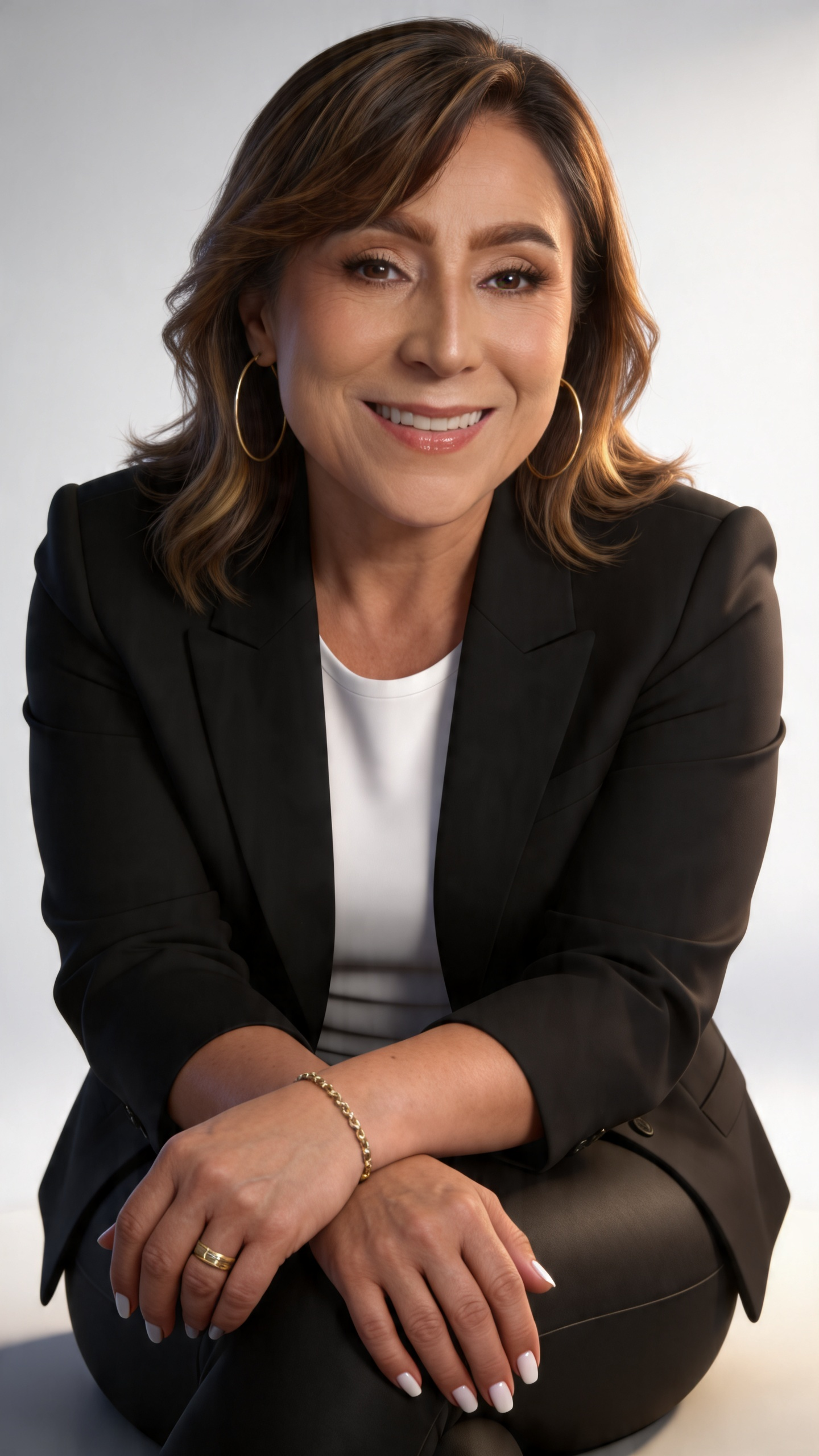 Hyperrealistic AI avatar — professional business portrait