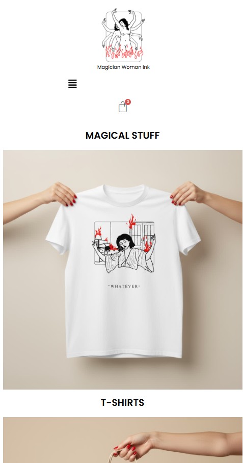 Magician Woman Ink vista m&oacute;vil