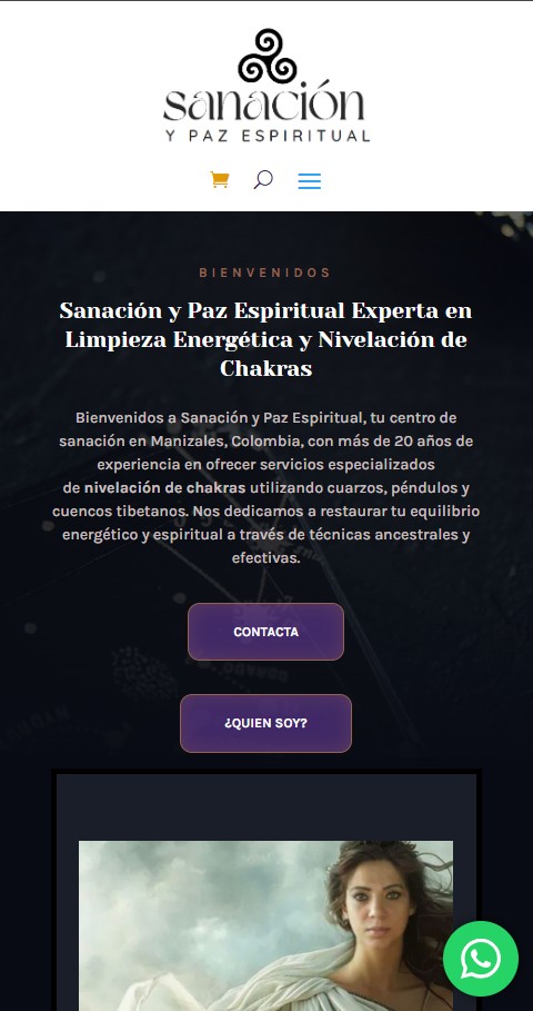 Sanaci&oacute;n y Paz Espiritual vista m&oacute;vil