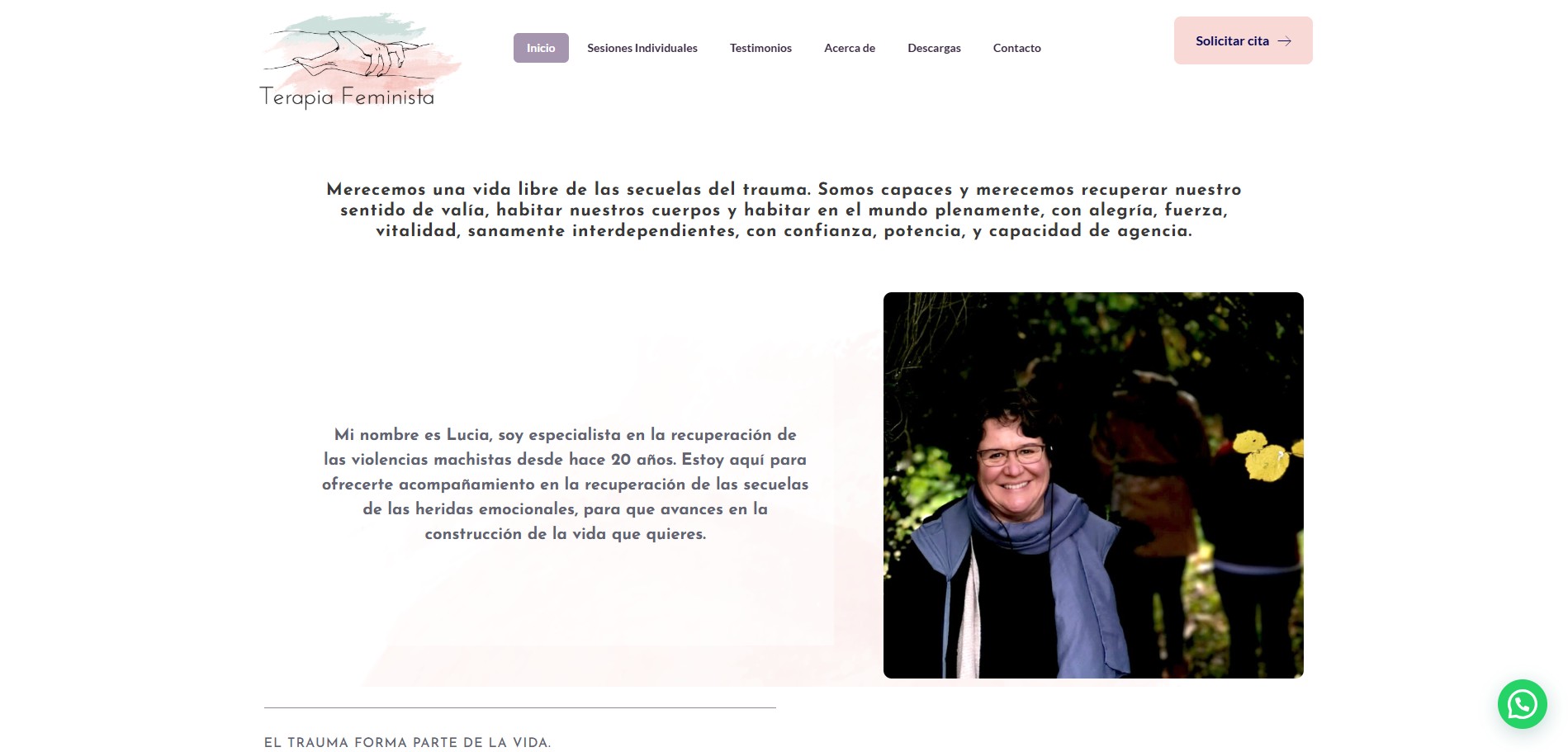 Terapia Feminista vista escritorio &mdash; Web de terapia feminista y psicolog&iacute;a